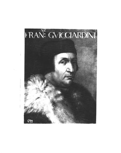 フランチェスコ・ギチャルディーニの肖像（1483-1540） 作： Italian School